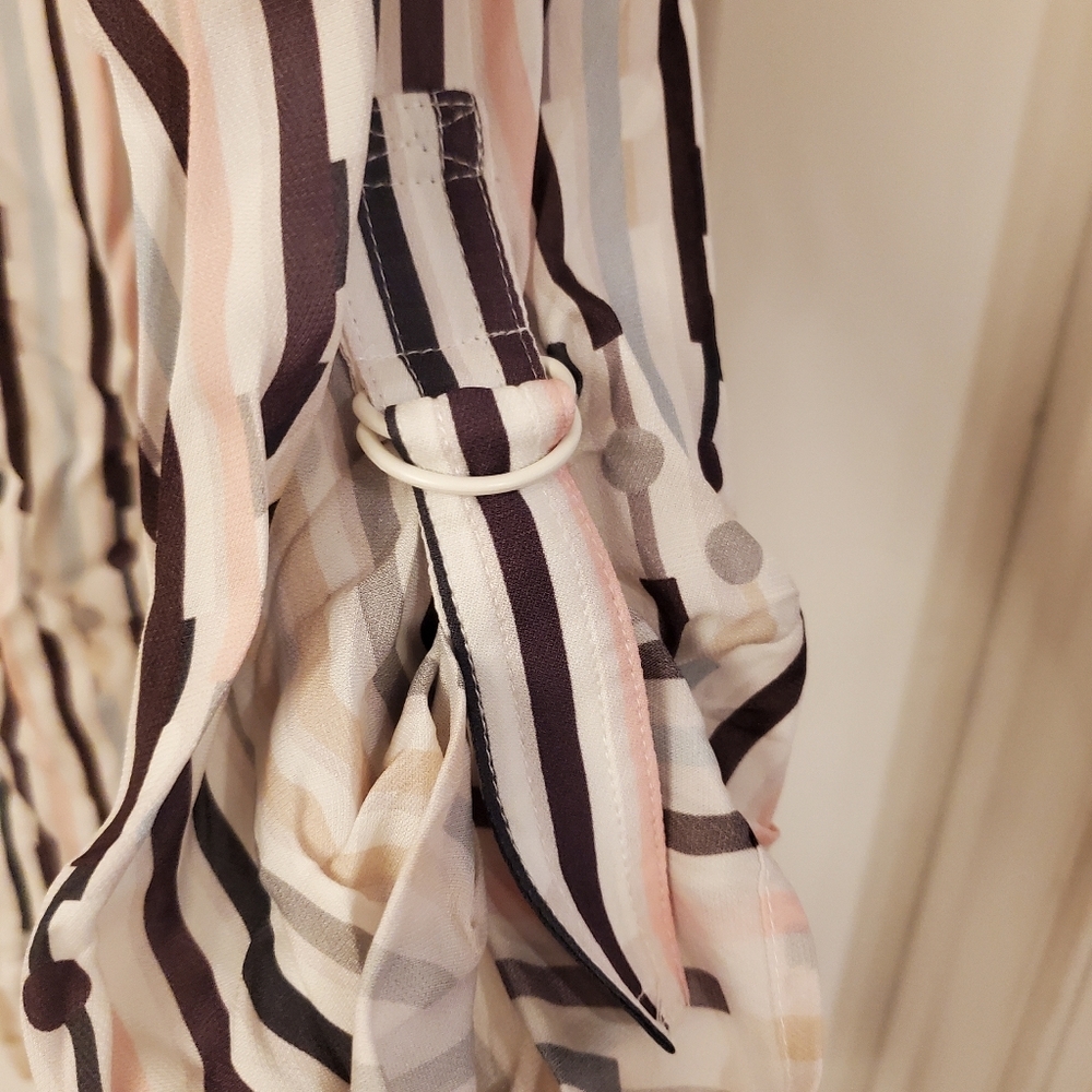 Reiss Mabel Stripe Button-up Shirt in Multi at Nordstrom, Size 4 - Picture 2 of 6